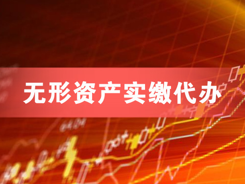 资阳无形资产实缴资本代办